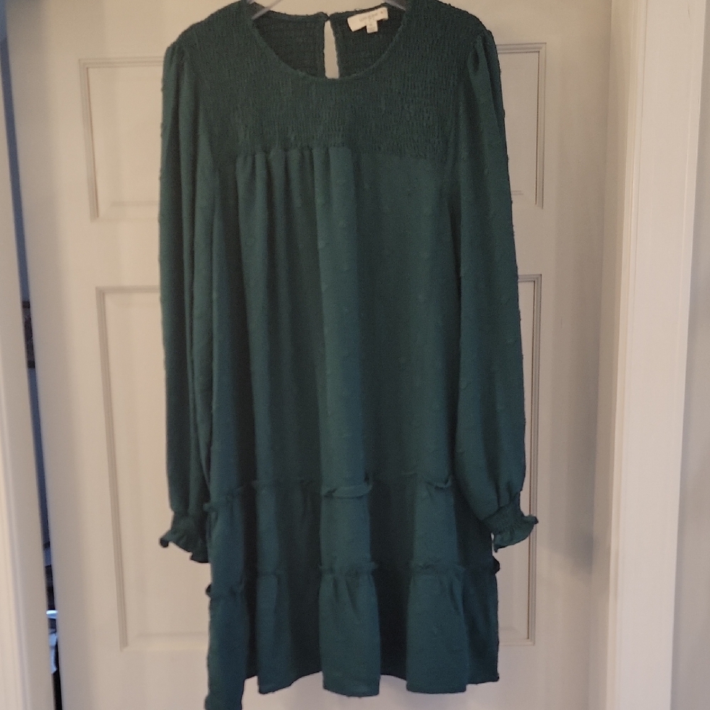 Umgee Emerald Long Sleeve Dress